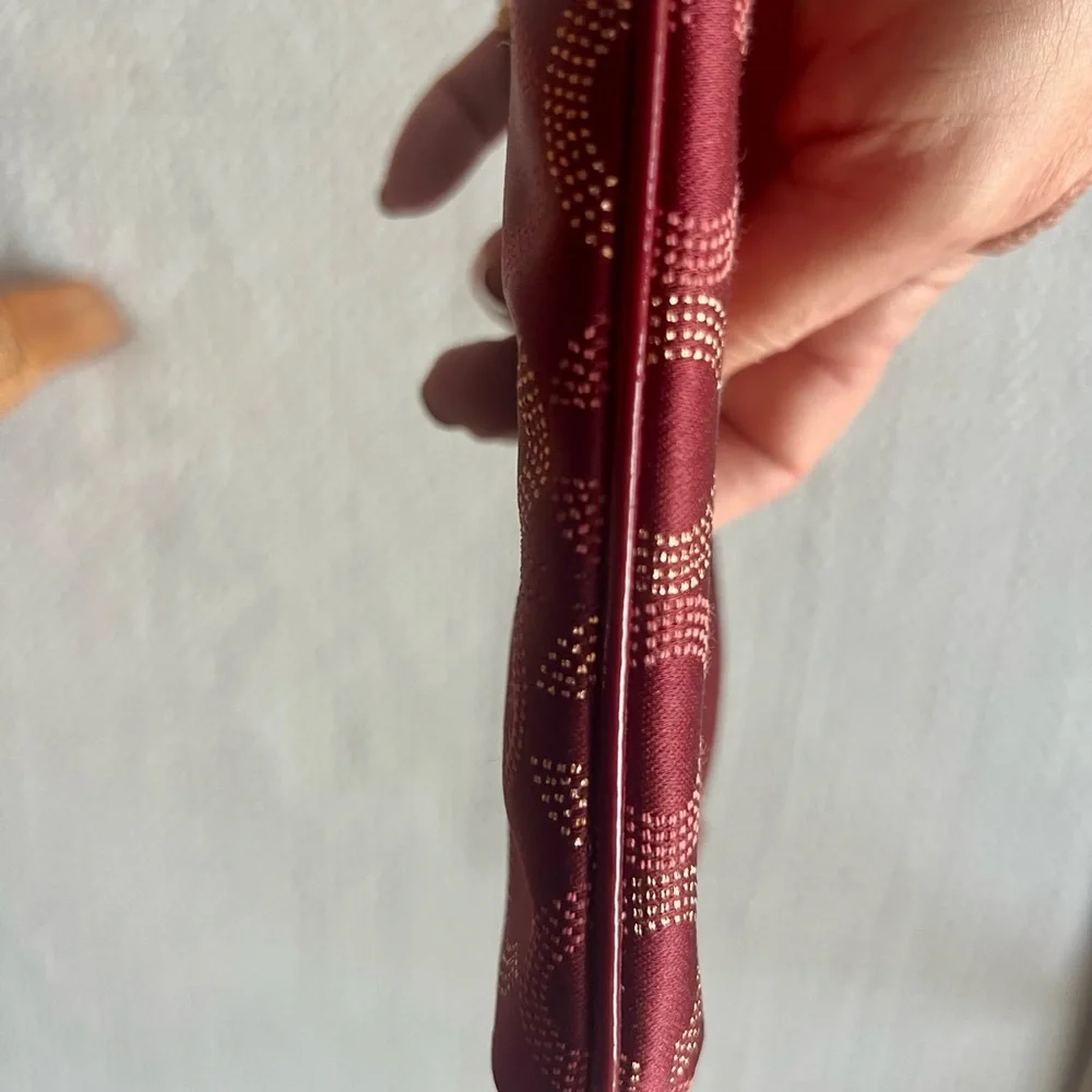 Coach Burgundy Madison Wristlet